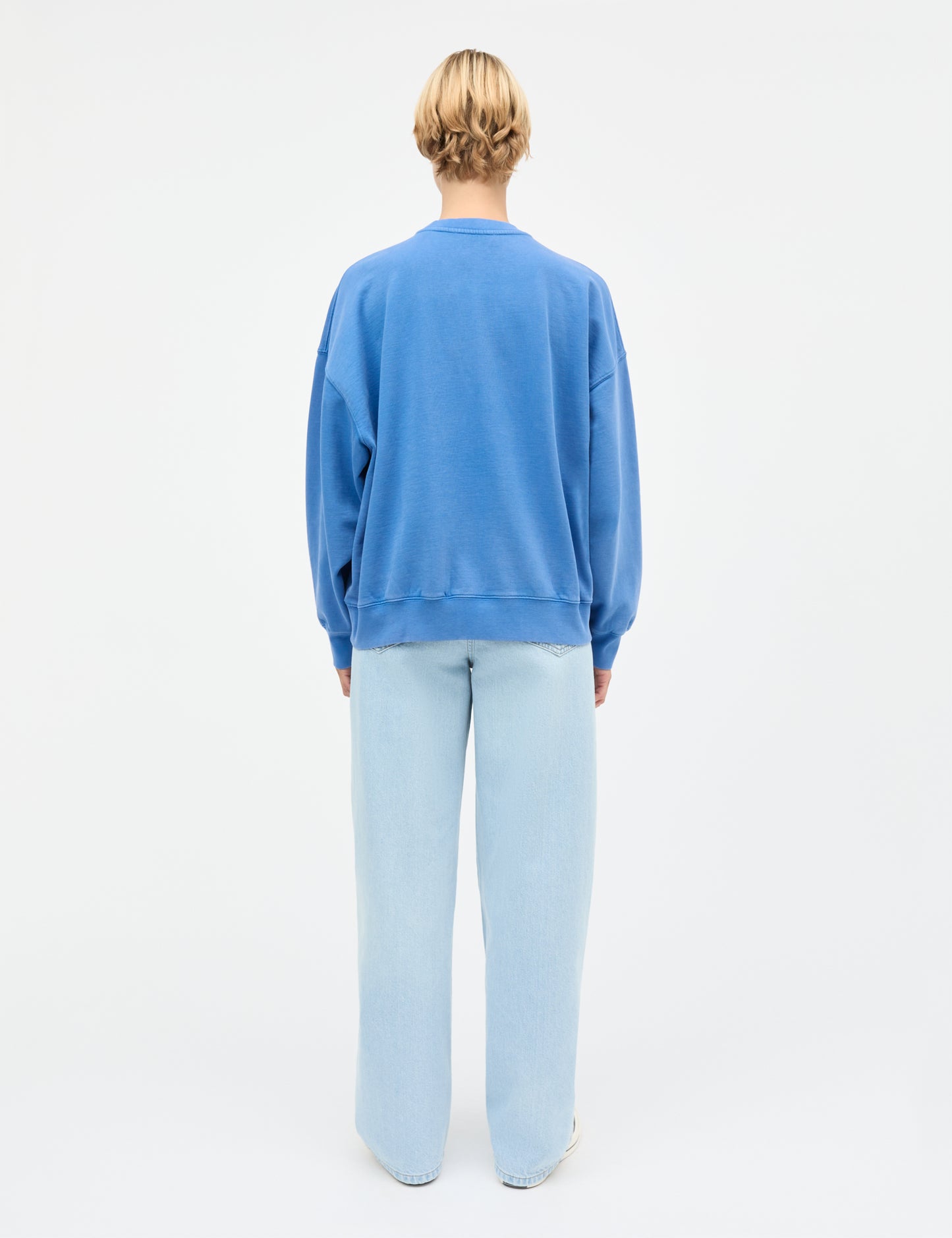 Compact Cotton Atli Sweatshirt, Bright Cobalt