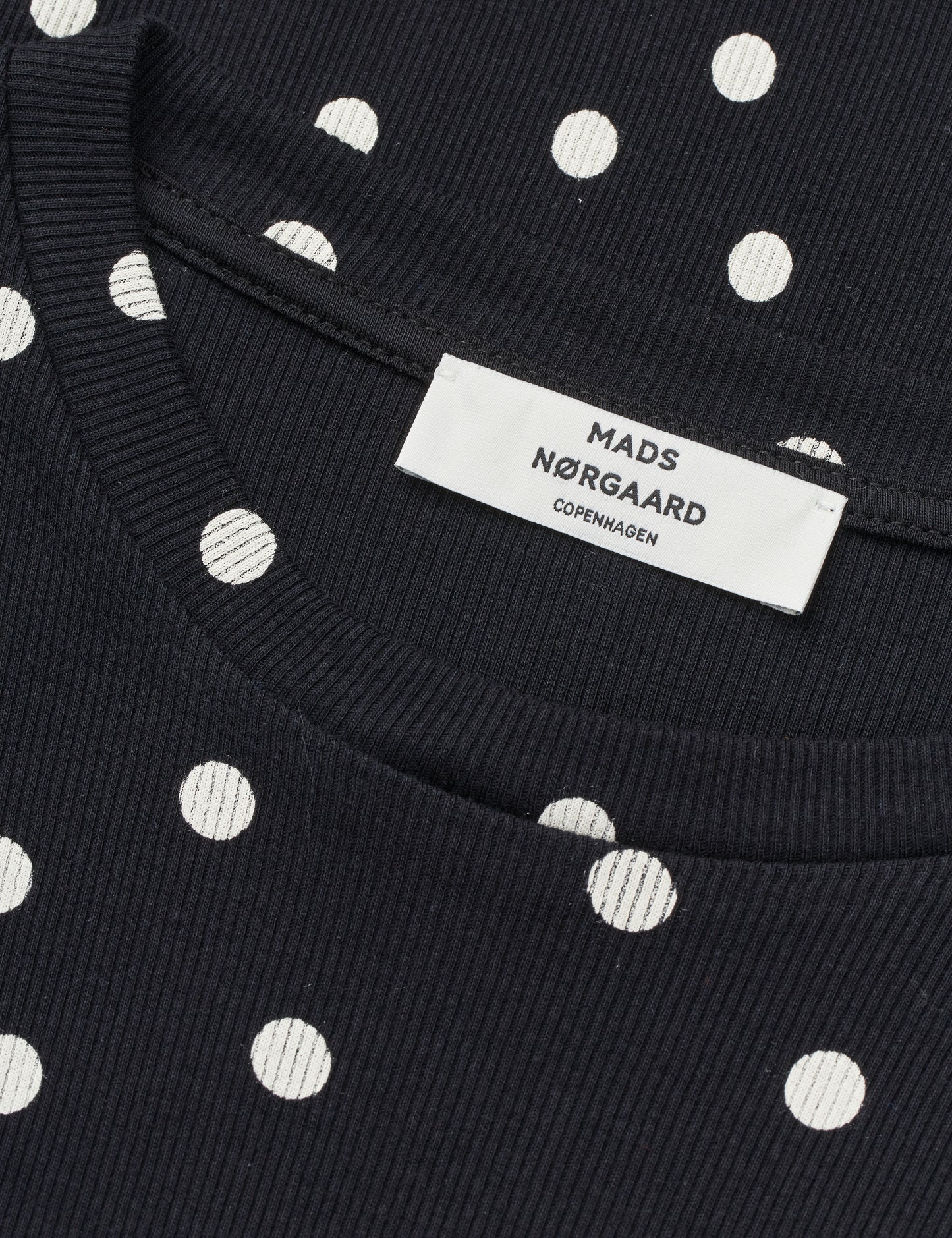 2x2 Cotton Tuba Tee LS AOP, Dot AOP Black
