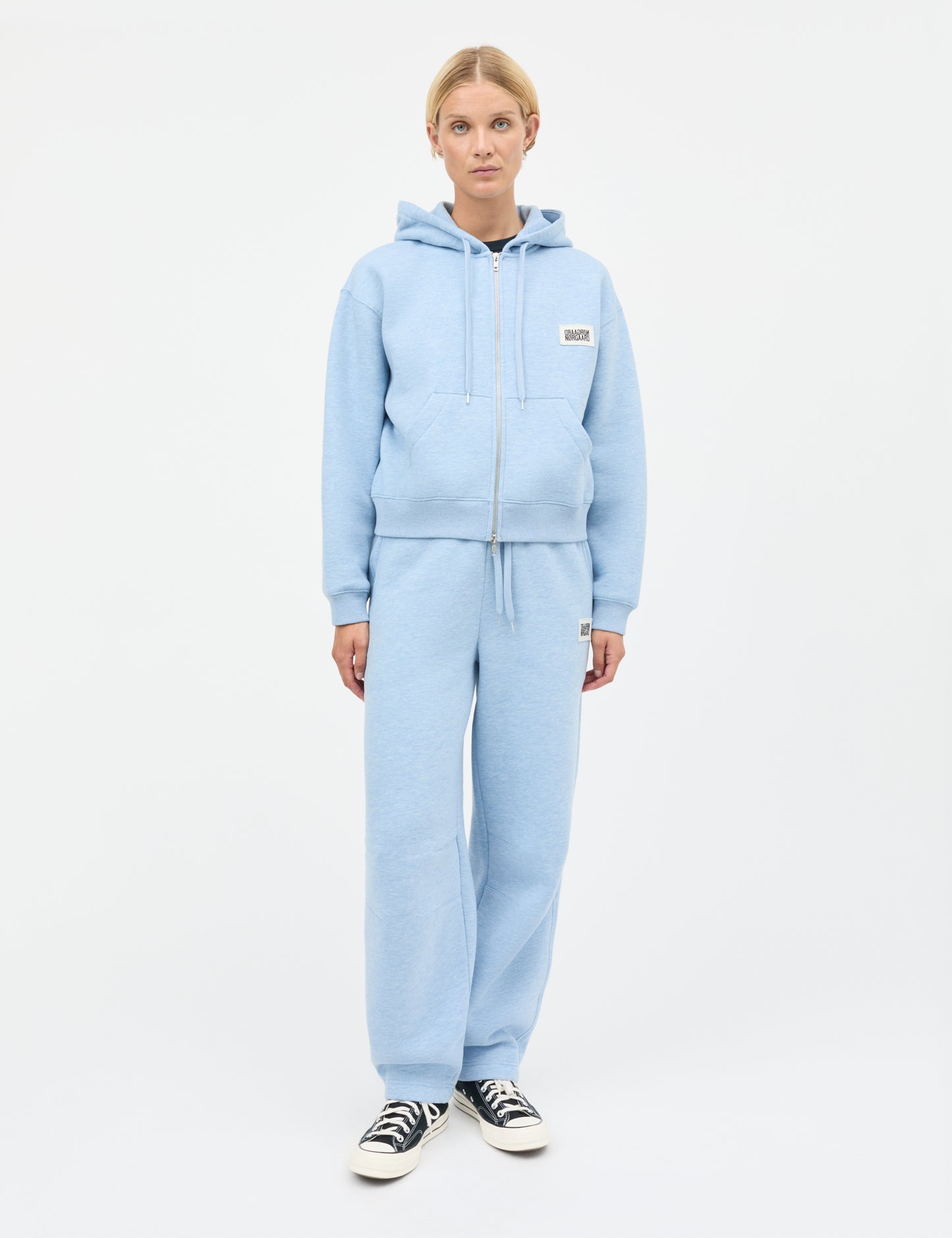 Standard Sweat Iggy Pants, Light Blue Melange
