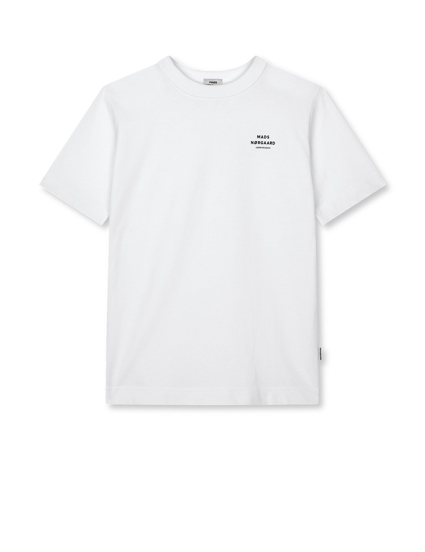 Cotton Jersey Theo Tee, White