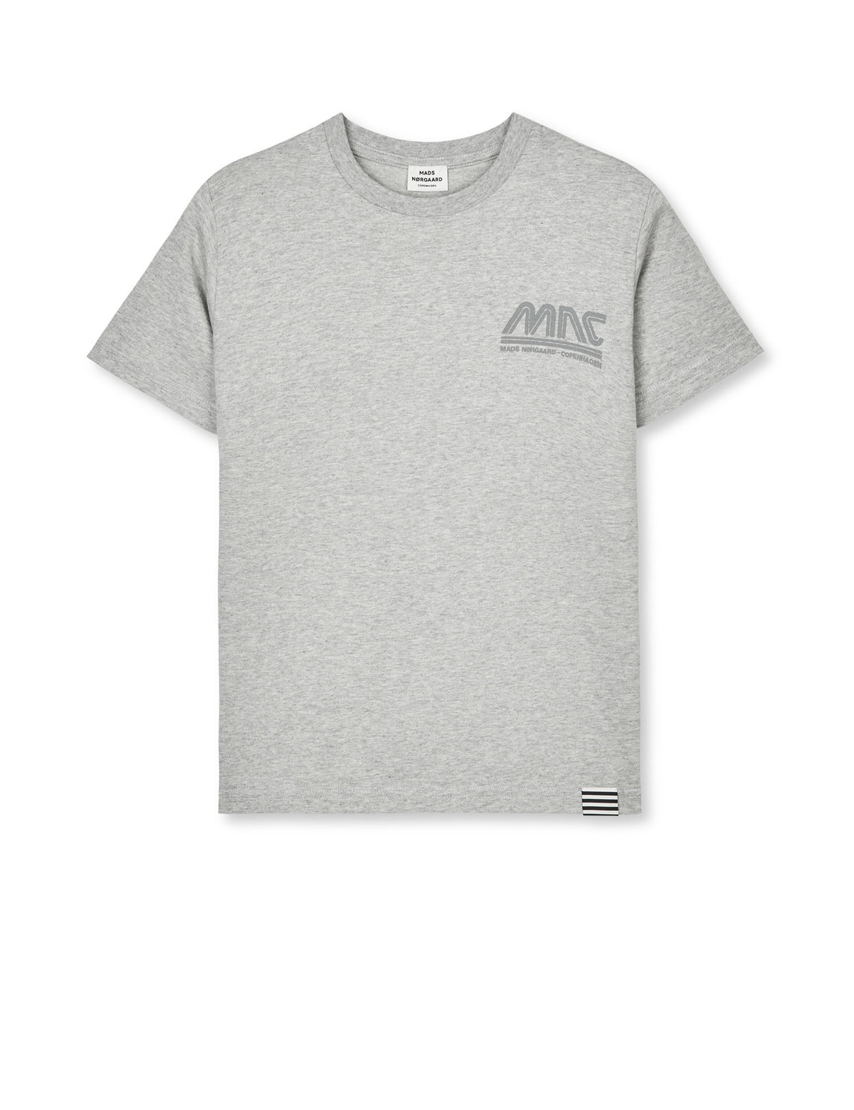 Printed Tee Thorlino Logo Tee, Grey Melange