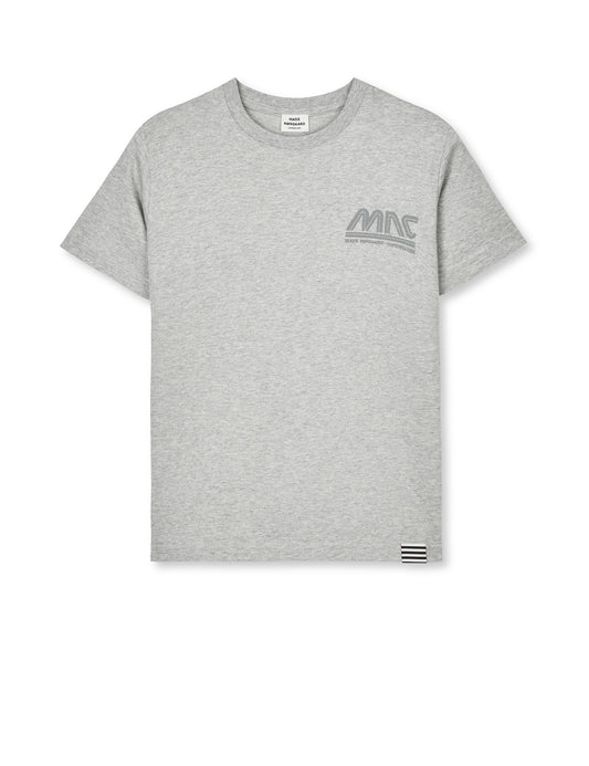 Printed Tee Thorlino Logo Tee, Grey Melange