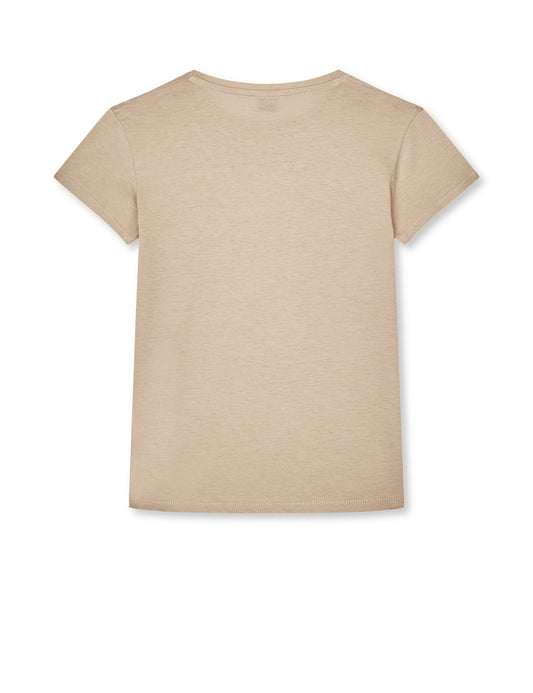 Single Cotton Tuvina Tee, Plaza Taupe