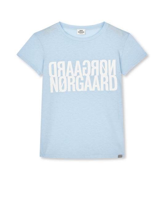 Single Cotton Tuvina Tee, Cashmere Blue