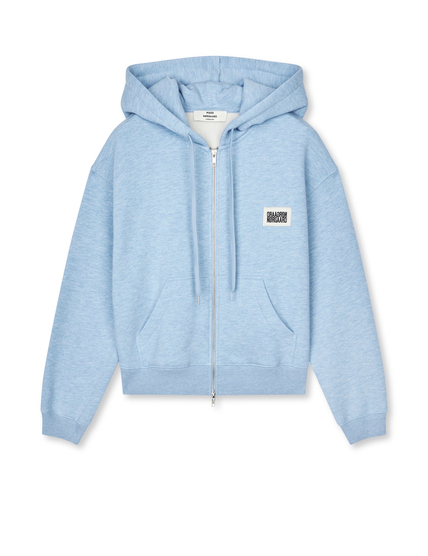 Standard Bobo Hood Sweatshirt, Light Blue Melange