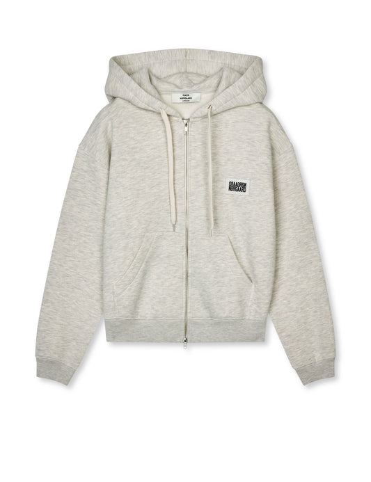 Standard Bobo Hood Sweatshirt, Light Grey Melange