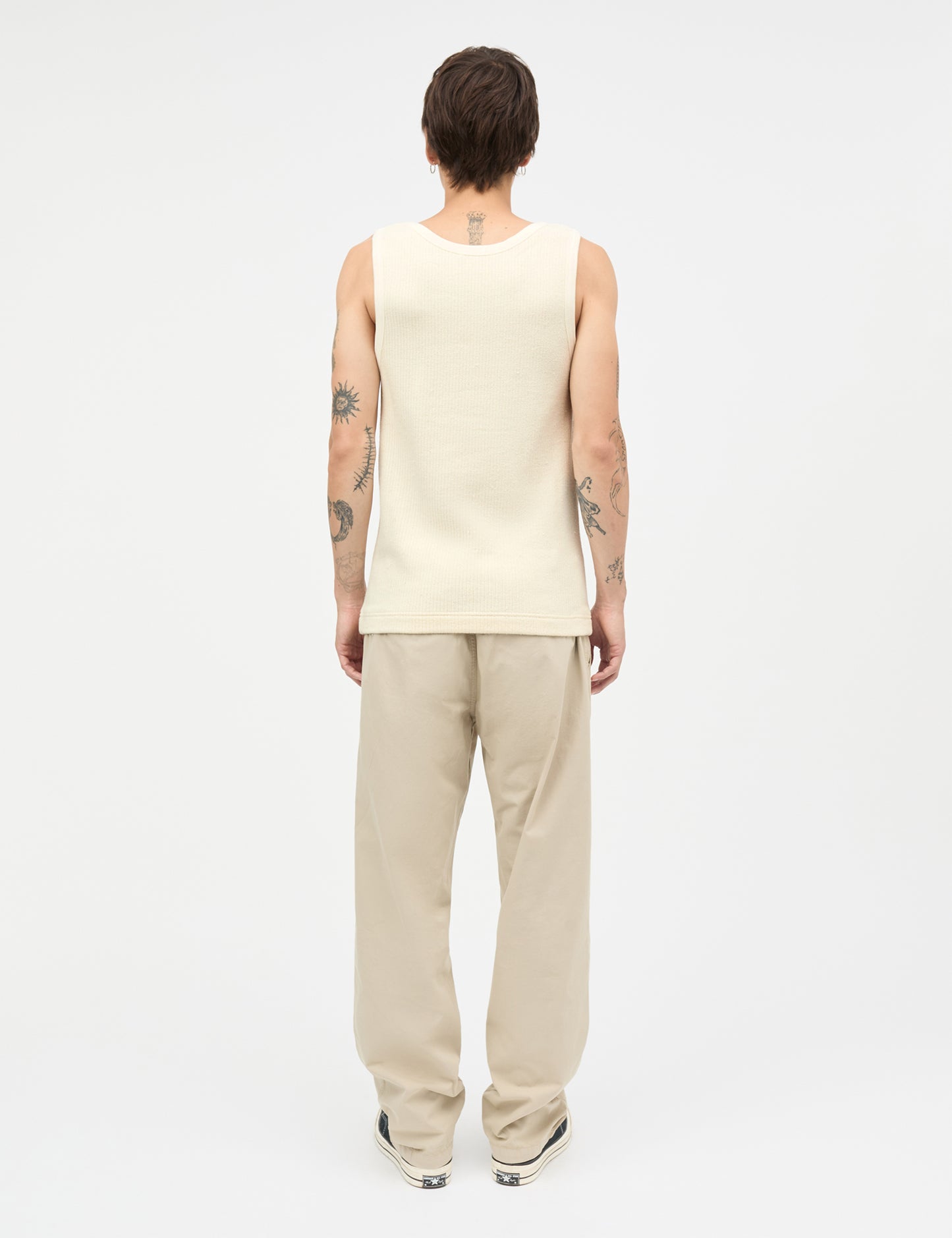 Hazy Cotton Reffen Tank Top, Vanilla Ice