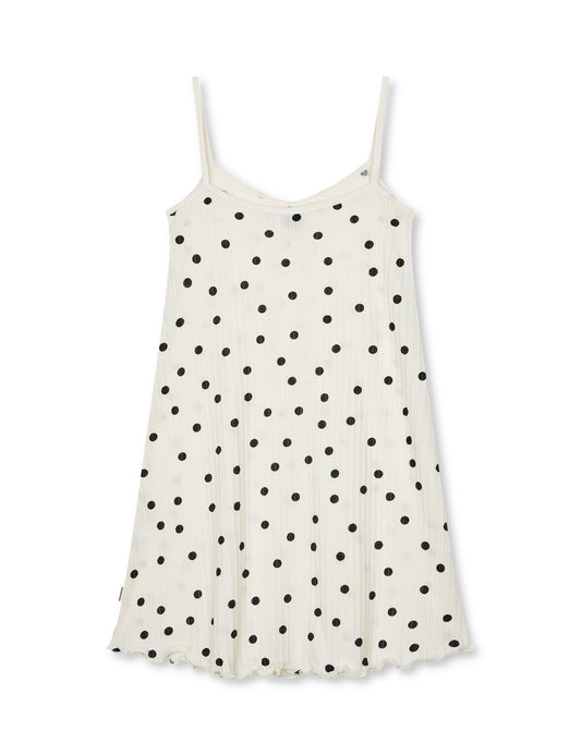 Pointella Sigrid Dress AOP, Dot AOP Vanilla Ice