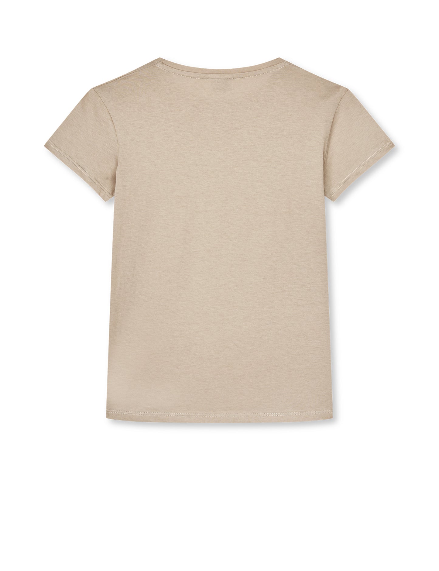 Single Cotton Tuvina mini mirror Tee, Plaza Taupe