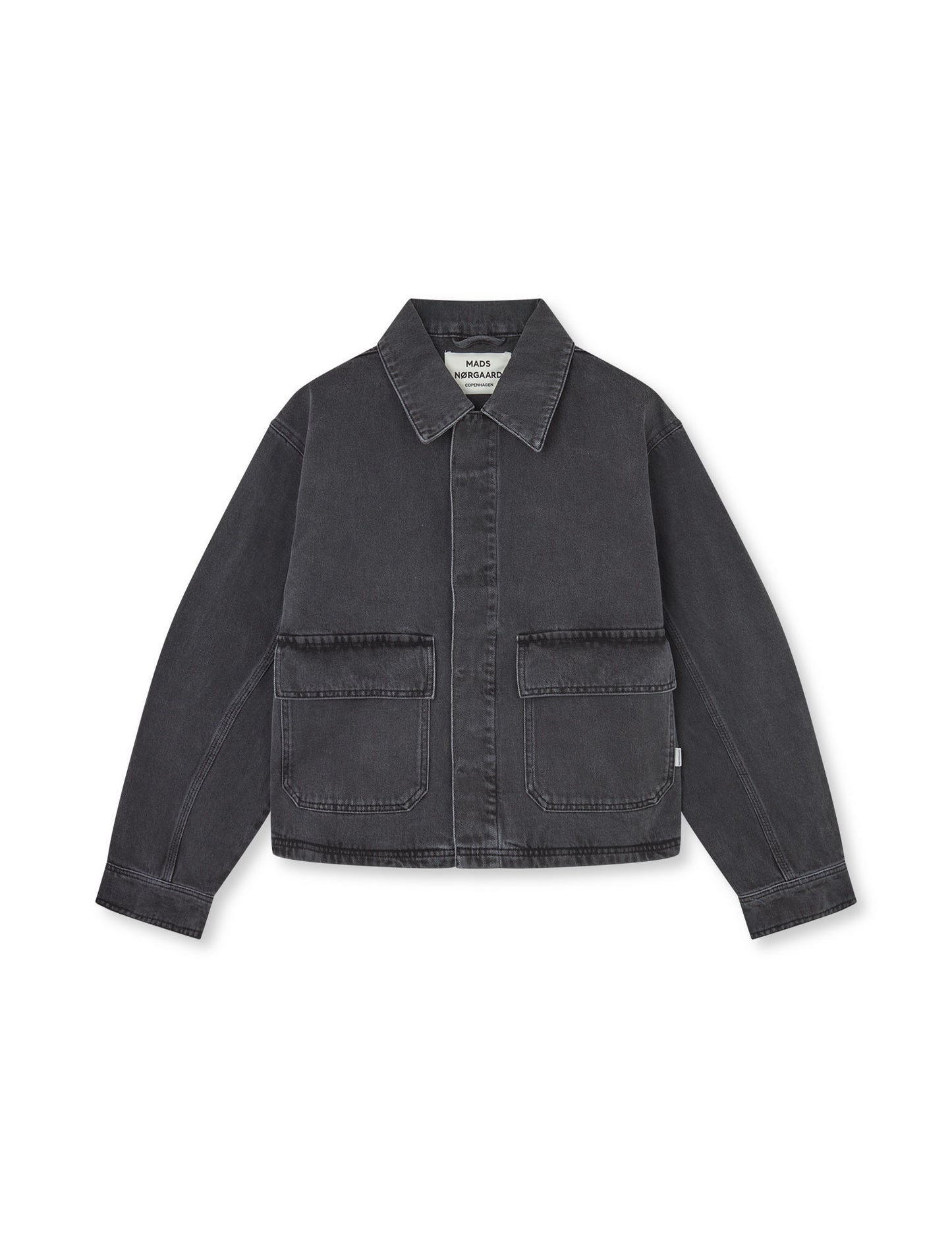 Luke Black Denim Solar Jacket, Black Vintage