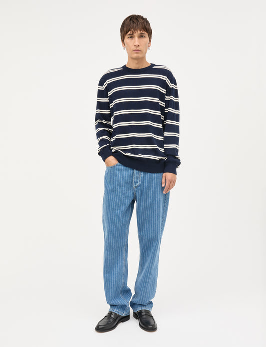 Tight Cotton Karsten Knit ST., Sky Captain/Vanilla Ice