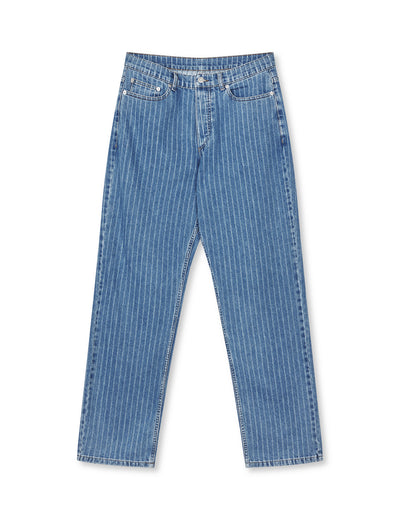 Striped Denim Coen Jeans, Light Blue Wash