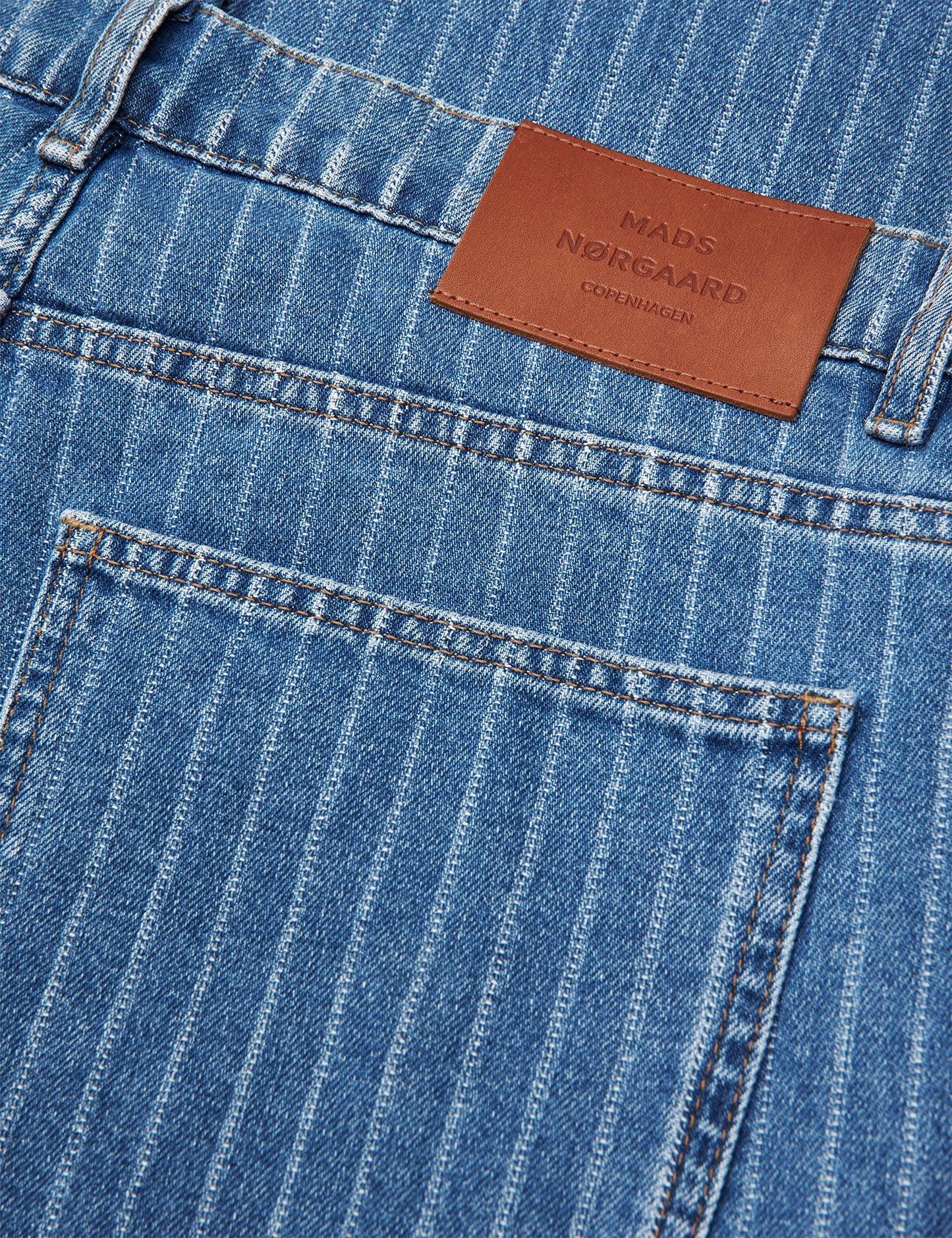 Striped Denim Coen Jeans, Light Blue Wash