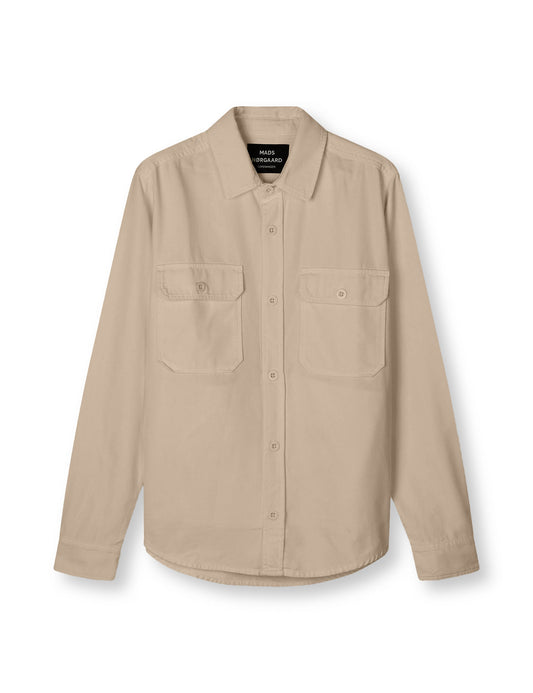 Dyed Canvas Skyler Shirt FAV, Plaza Taupe