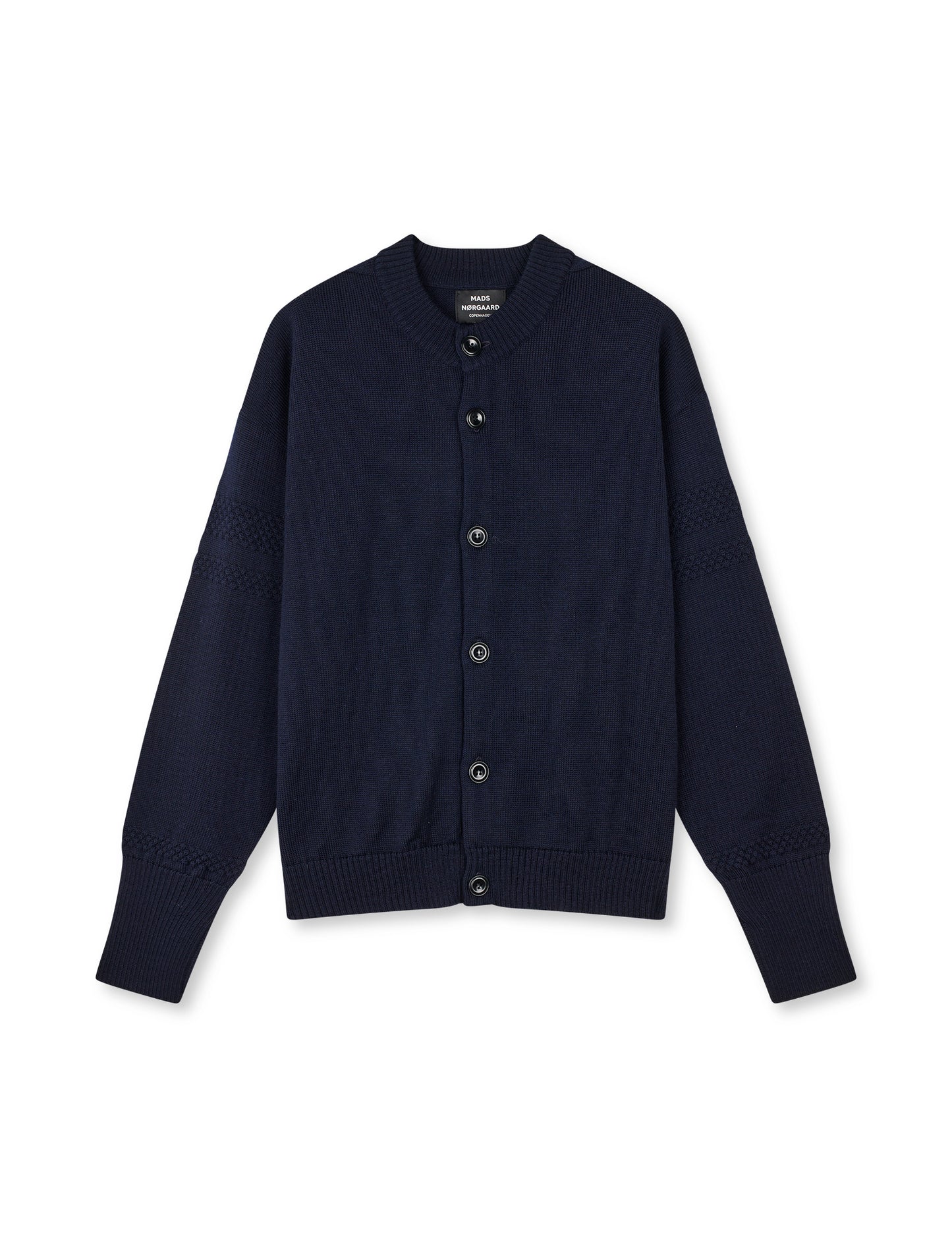 Wool Kjeld Cardigan Knit, Sky Captain