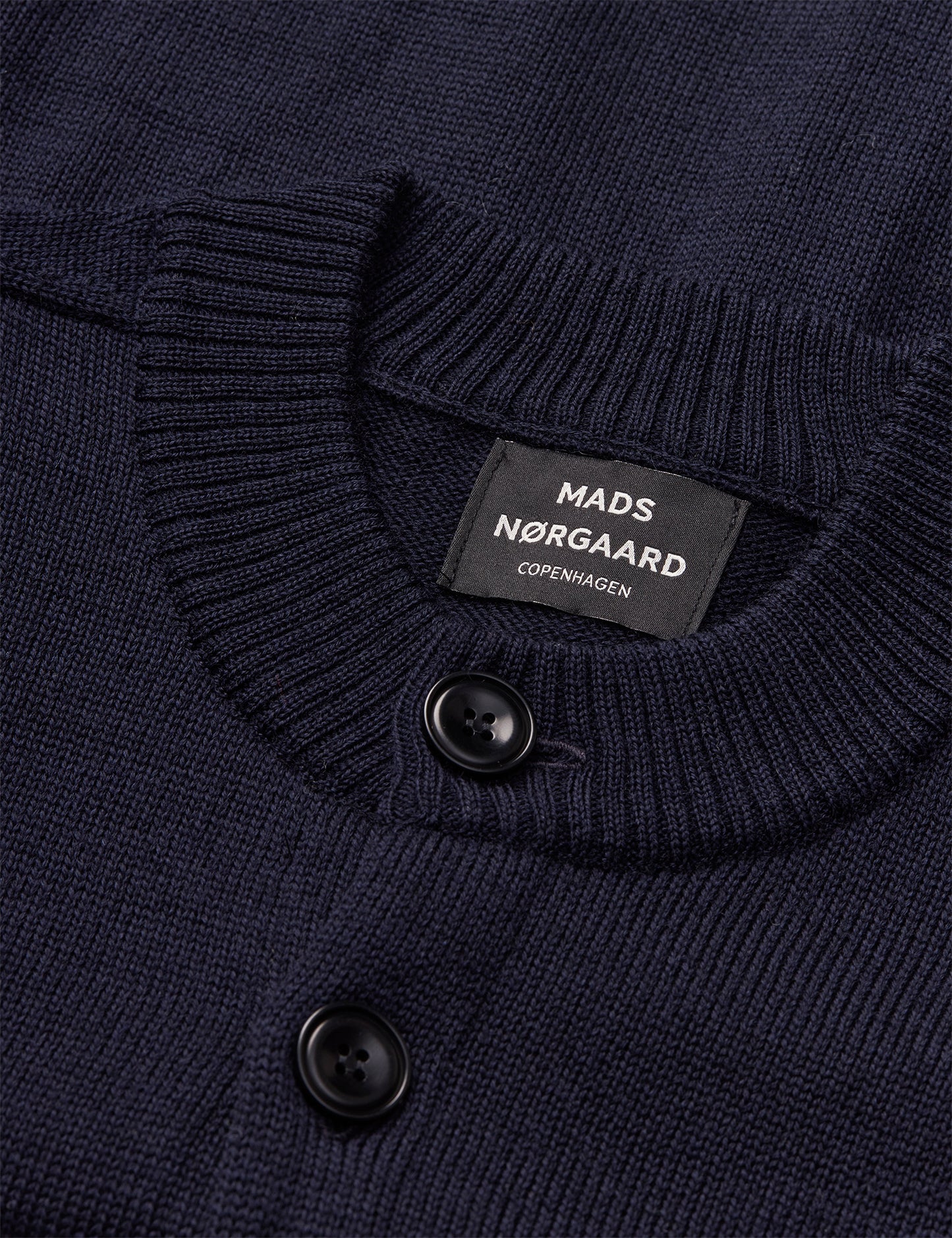 Wool Kjeld Cardigan Knit, Sky Captain