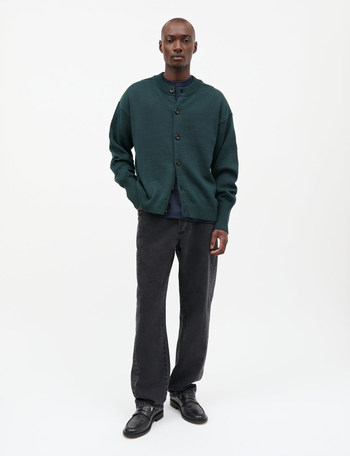 Wool Kjeld Cardigan Knit, Magical Forest