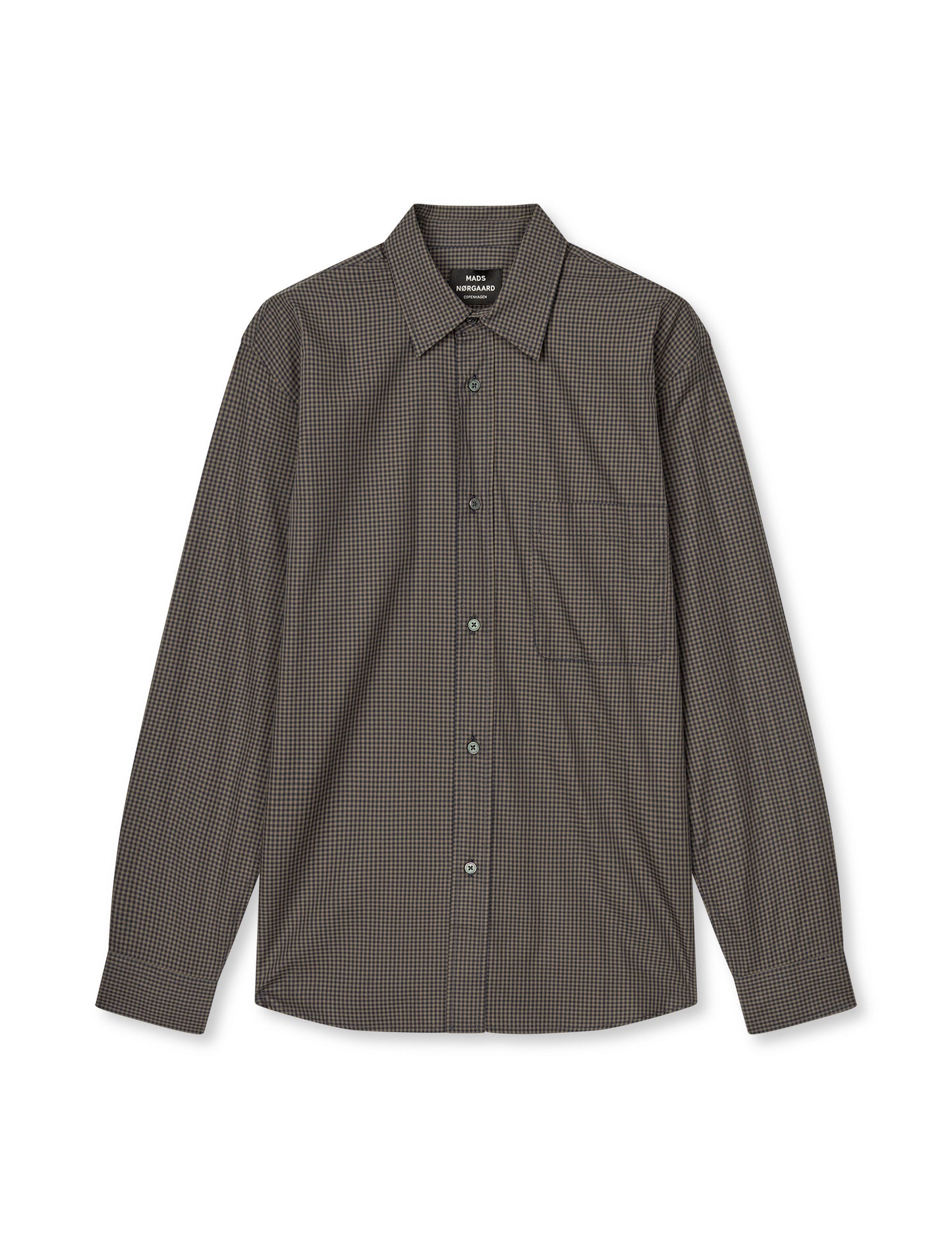 Cotton Soft Marcel Shirt, Sky Captain/Tarmac CH.