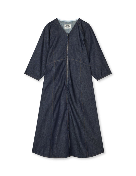 Cosy Denim Gudrun Dress, Rinse