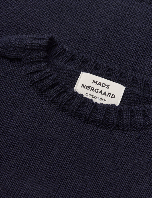 Wool Karoline Sweater, Sky Captain