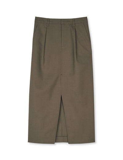 Super Twill Marina Skirt, Tarmac