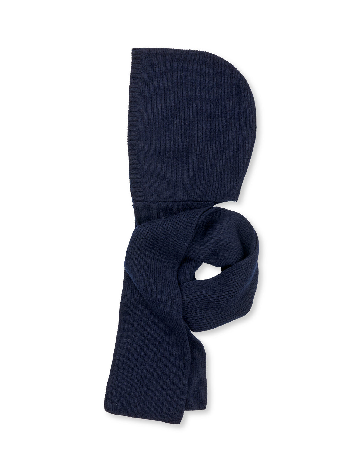 One Wool Freja Hooded Scarf, Sky Captain