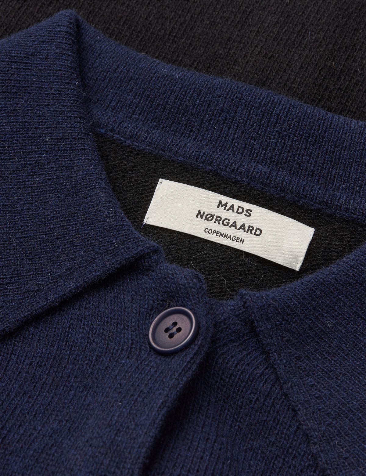Yota Knit Katrine Cardigan, Parisian Night/Black