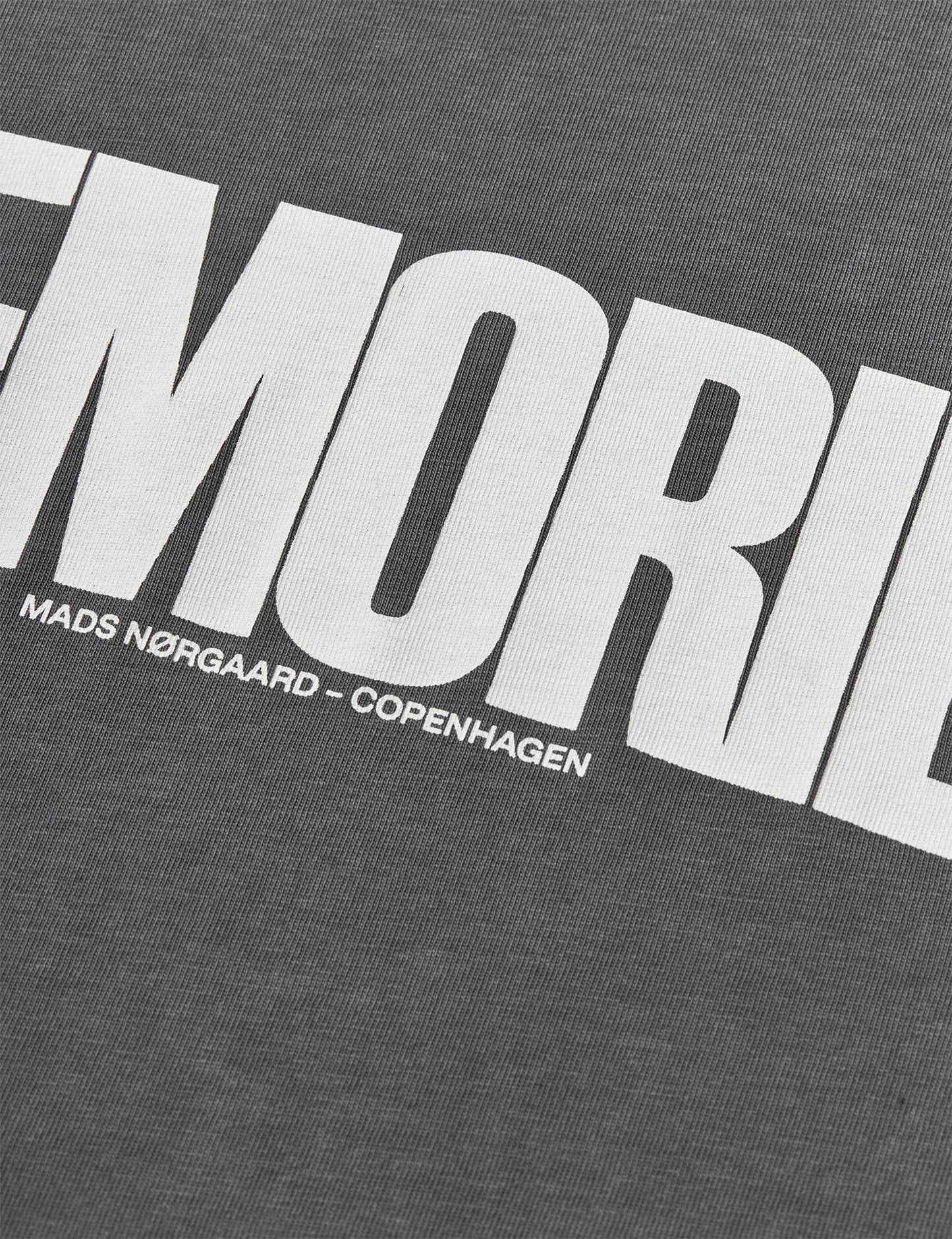 Cotton Jersey Jerry Tee LS, Washed Black