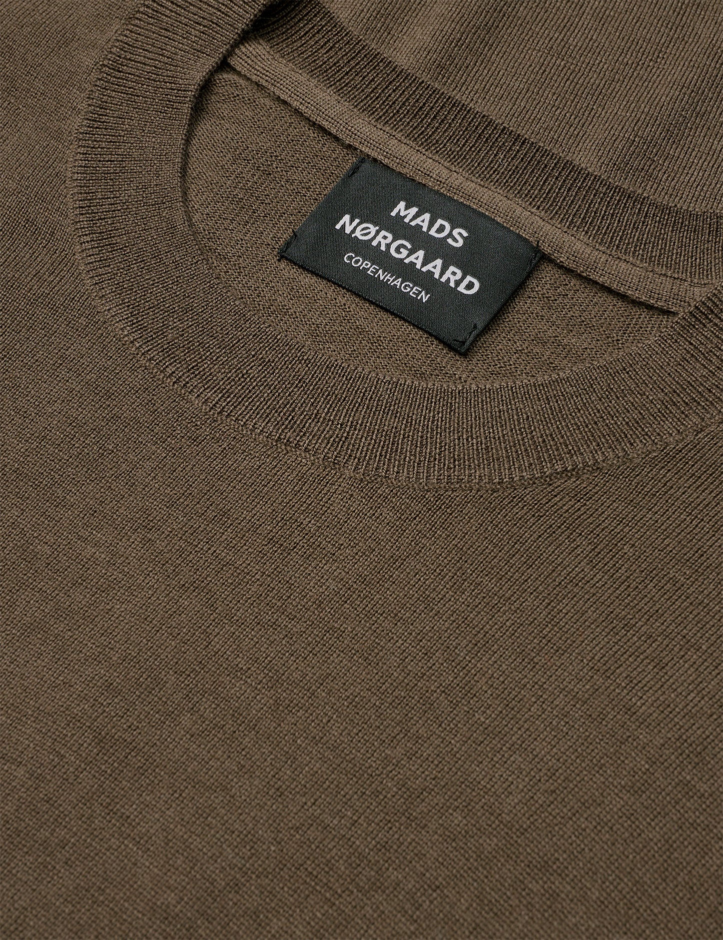 Merino Wool Contrast Jules Knit, Tarmac