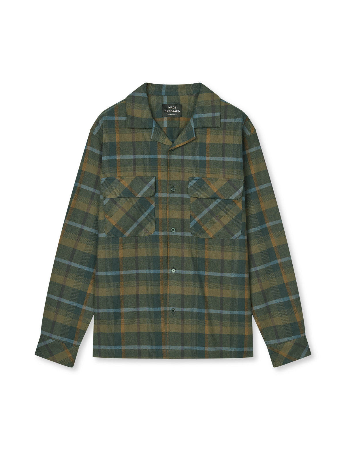 Brushed Flannel Luke Shirt CH, Tarmac Check