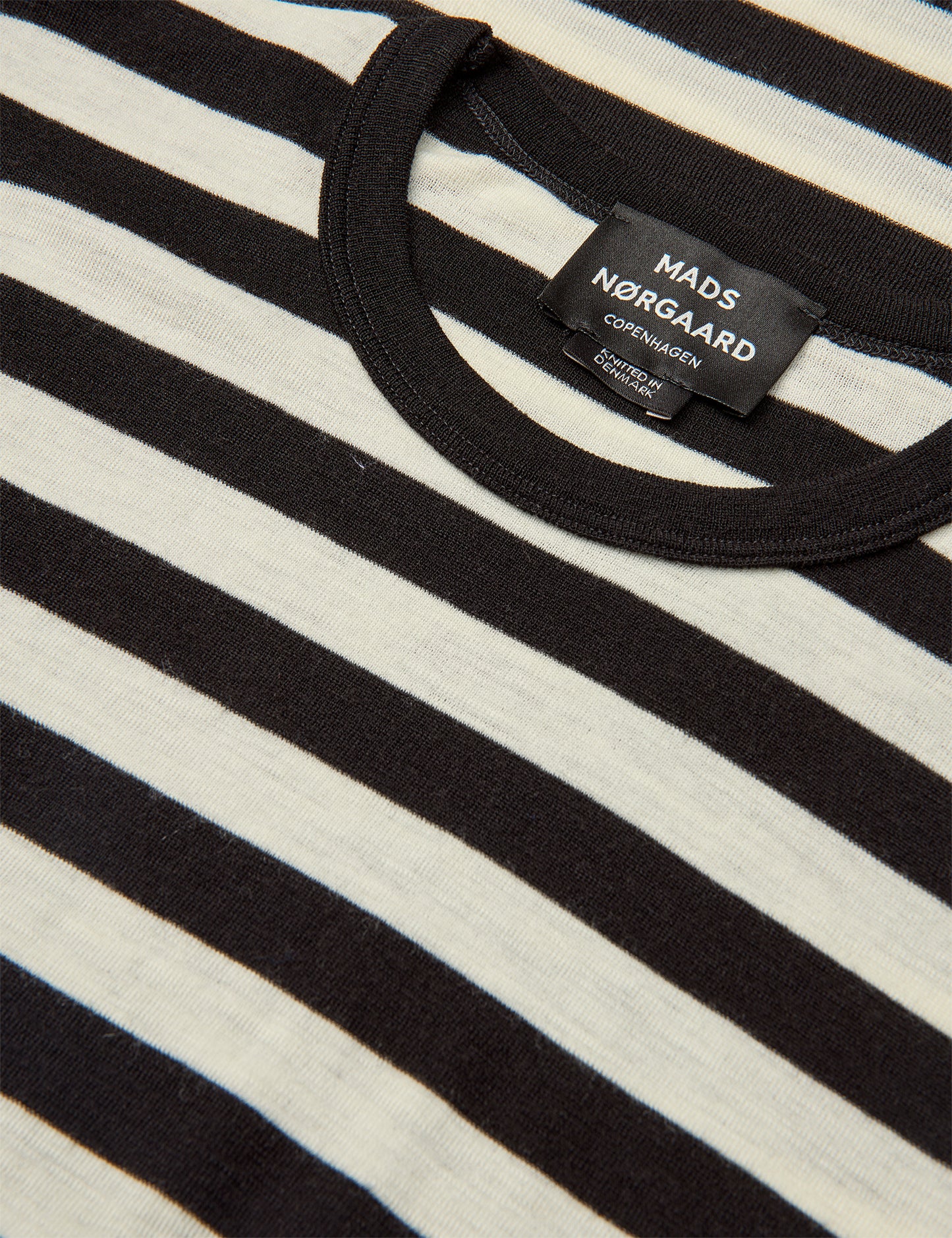 Fine Wool Tobias Knit, Black/Vanilla Ice