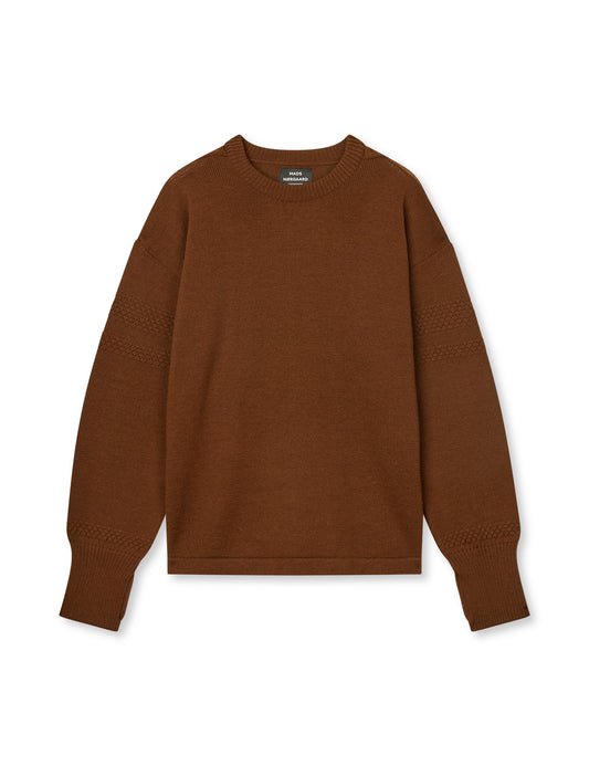 Wool Kjeld Knit, Cocoa
