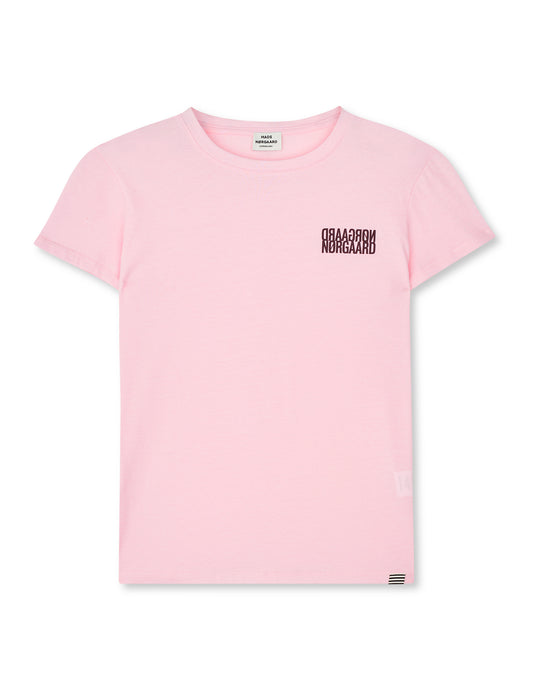 Single Cotton Tuvina mini mirror Tee, Fairy Tale Pink