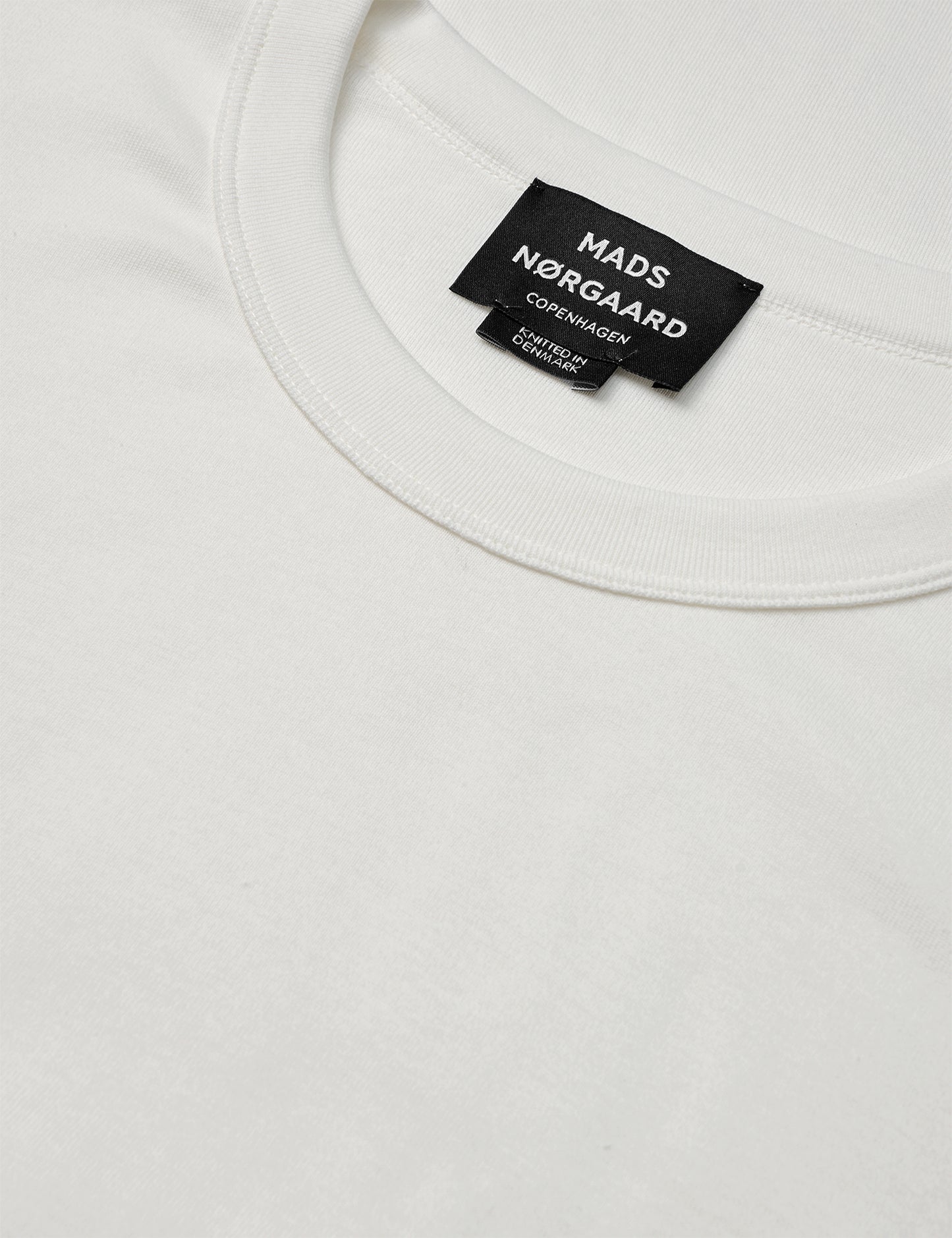 Klassik Rib Esben Tee, White