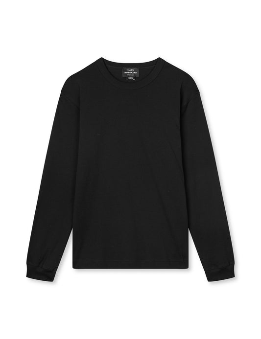 Klassik Rib Esben LS Tee, Black