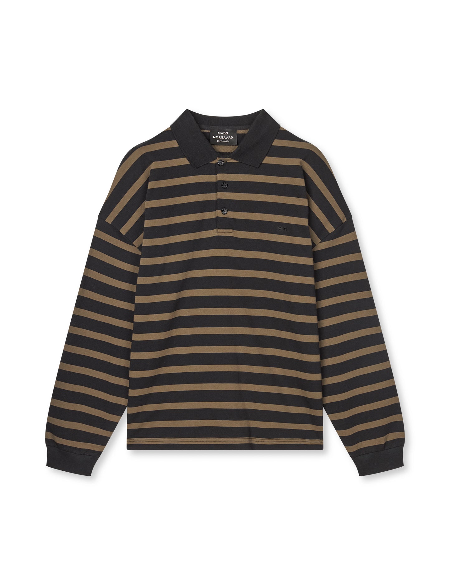 Light Terry Polo Sweat ST., Tarmac/Black ST.