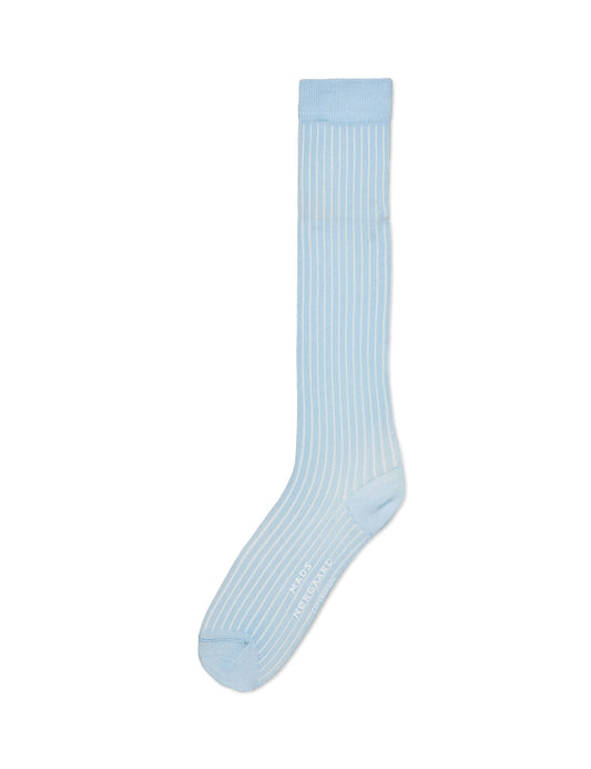 Knit Viscose Annie Sock, Cerulean
