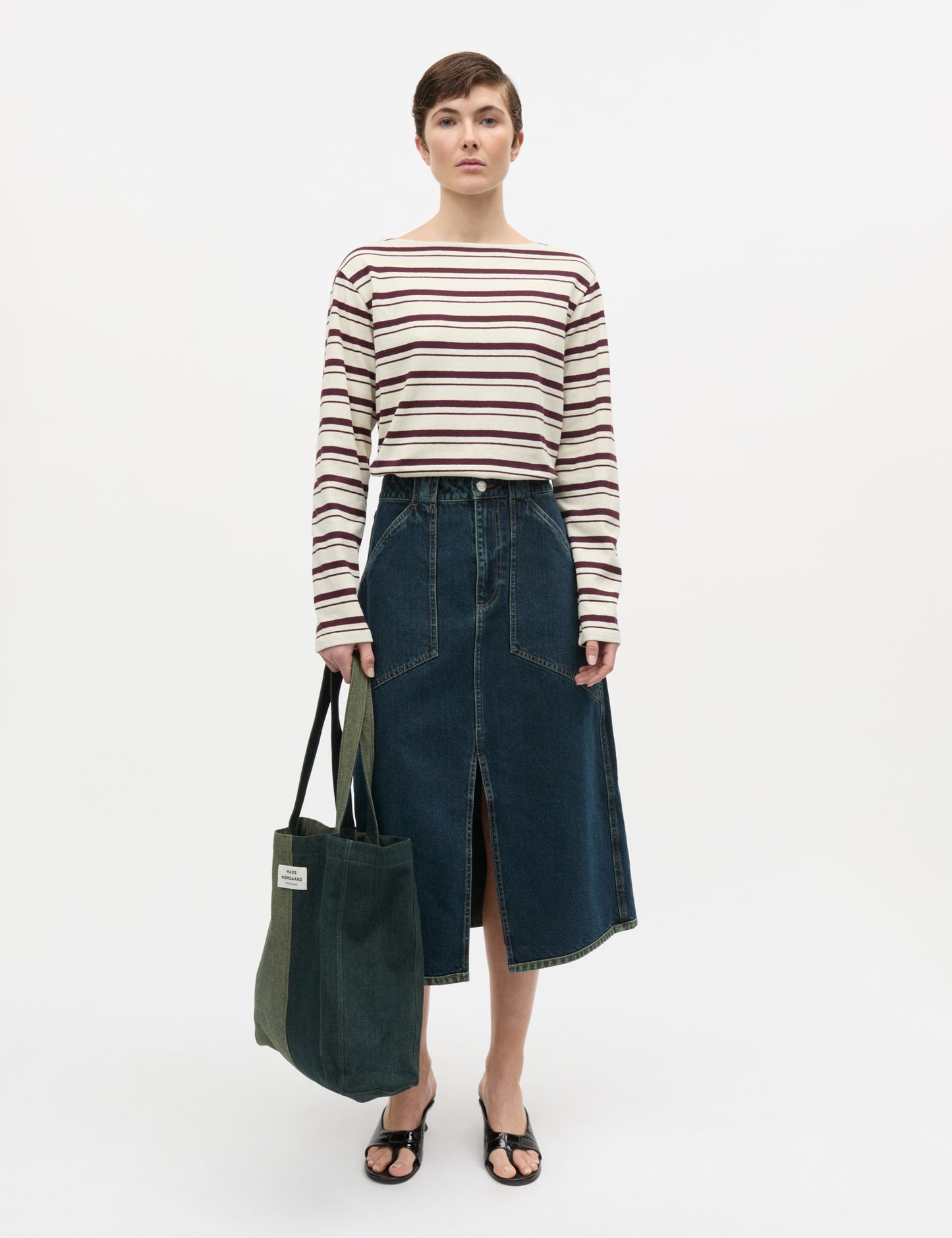 Double D Athene Bag, Blue/Green Dye
