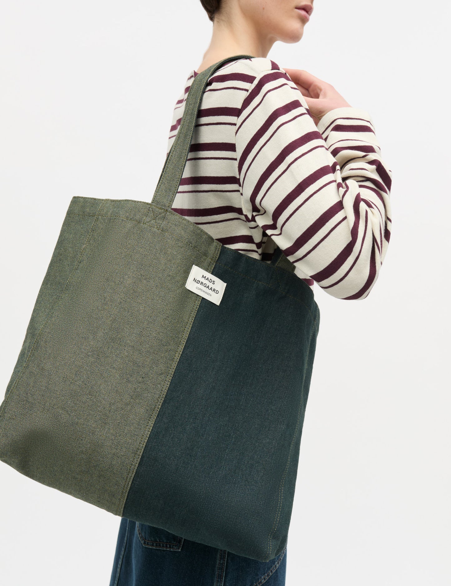 Double D Athene Bag, Blue/Green Dye