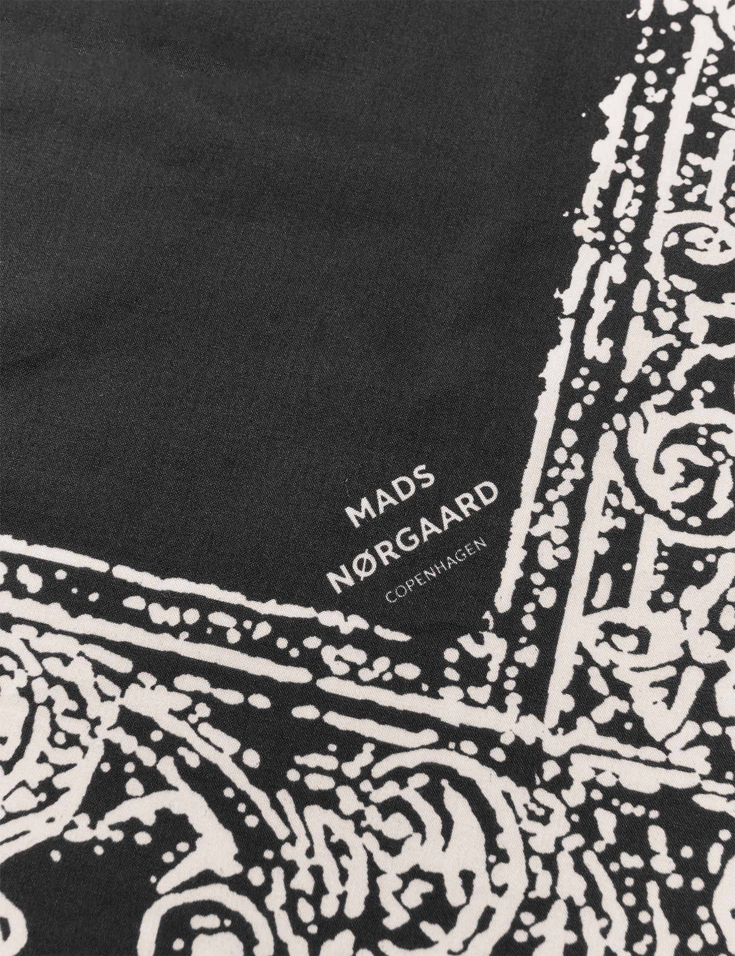 Soft Cotton Scarf, Frame AOP/Black