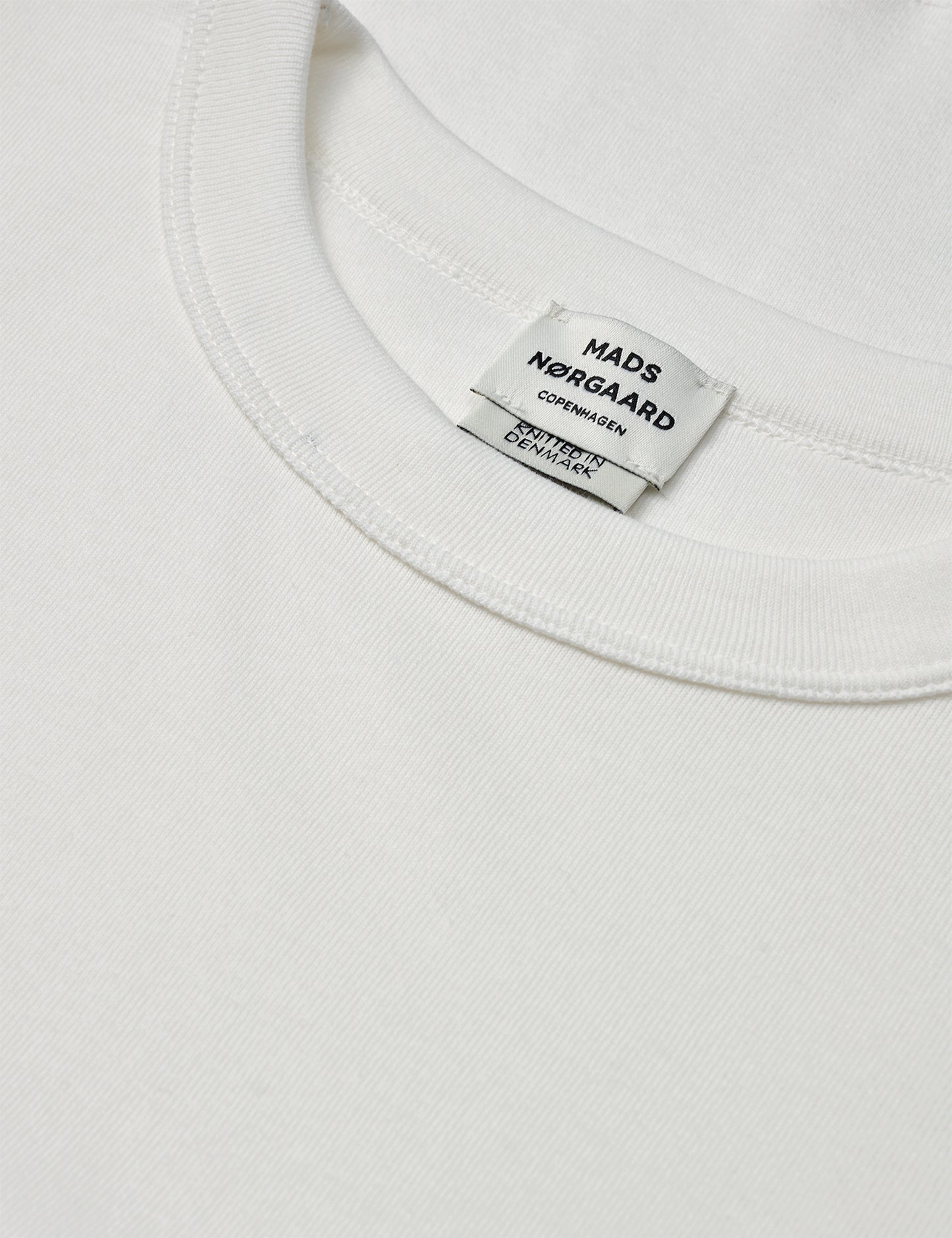 Klassik Rib Elliot LS Tee, White