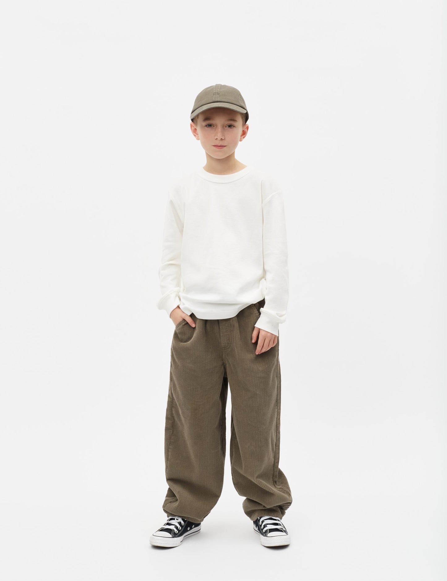 Klassik Rib Elliot LS Tee, White