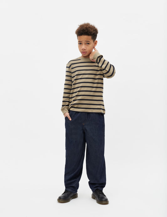 Klassik Rib Elliot LS Tee, Overland Trek/Black