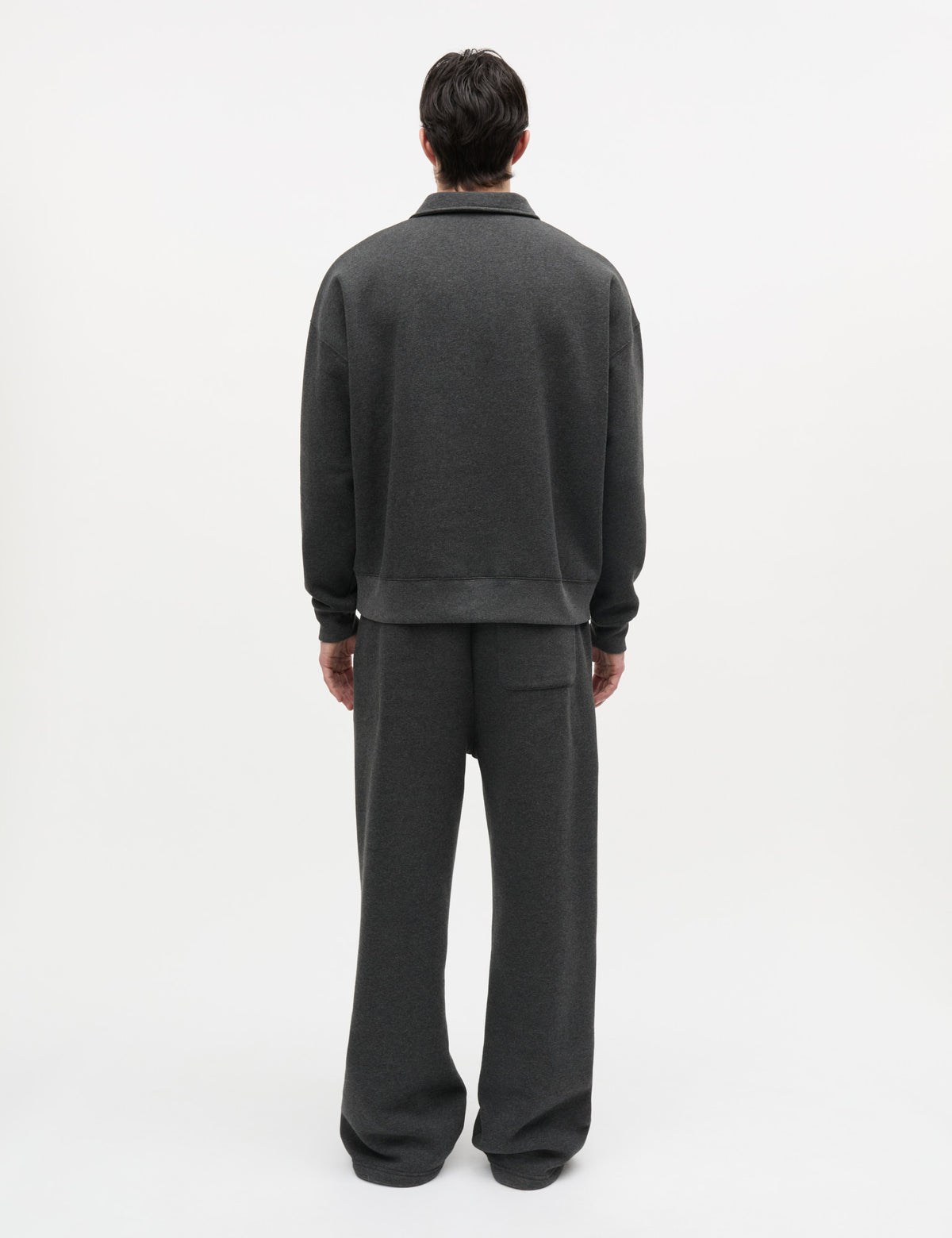 Standard Niko Sweatpants, Dark Grey Melange