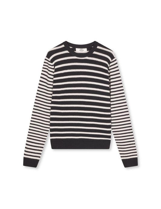 Amber Ingrid Knit, Black/Vanilla Ice