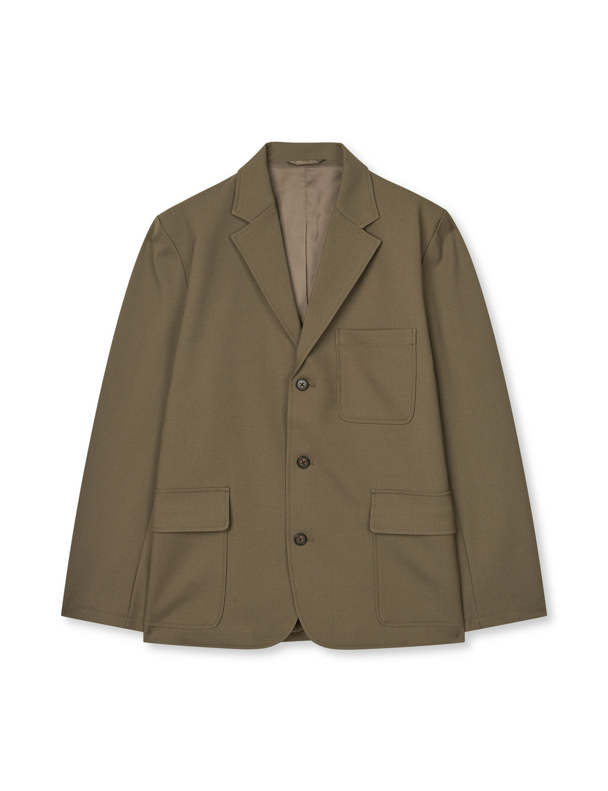 Super Twill Louis Blazer Jacket, Tarmac