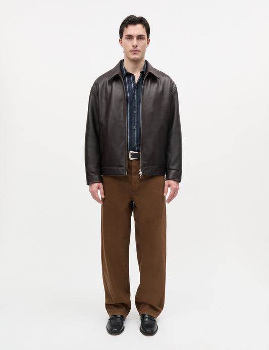 Rider Leather Norton Jacket, Brown