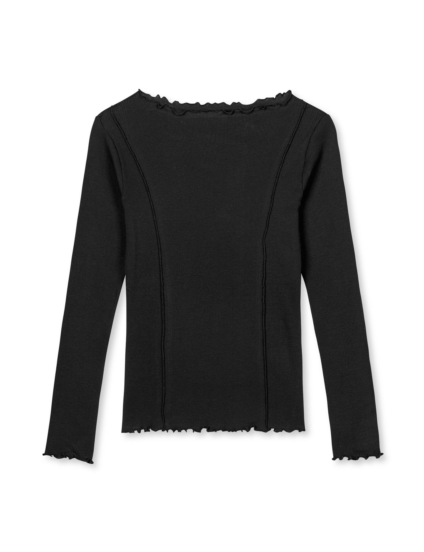 2x2 Cotton Siri Top, Black