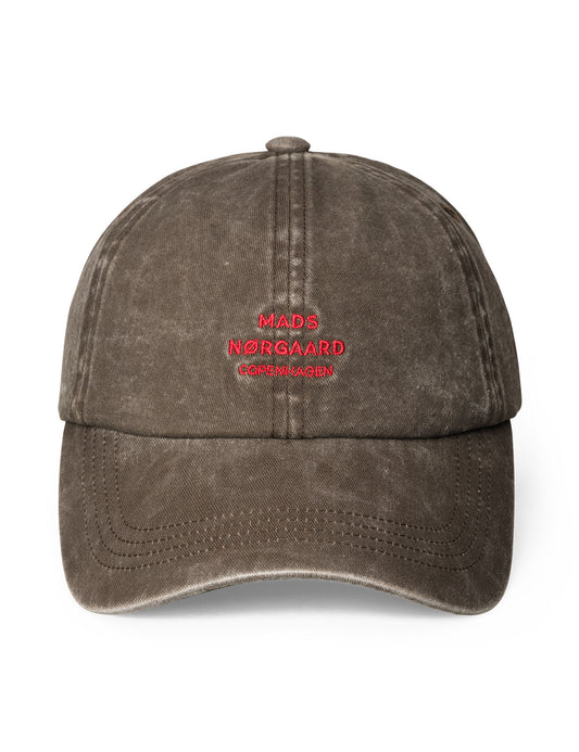 Washed Cotton Cash Cap, Turkish Coffee