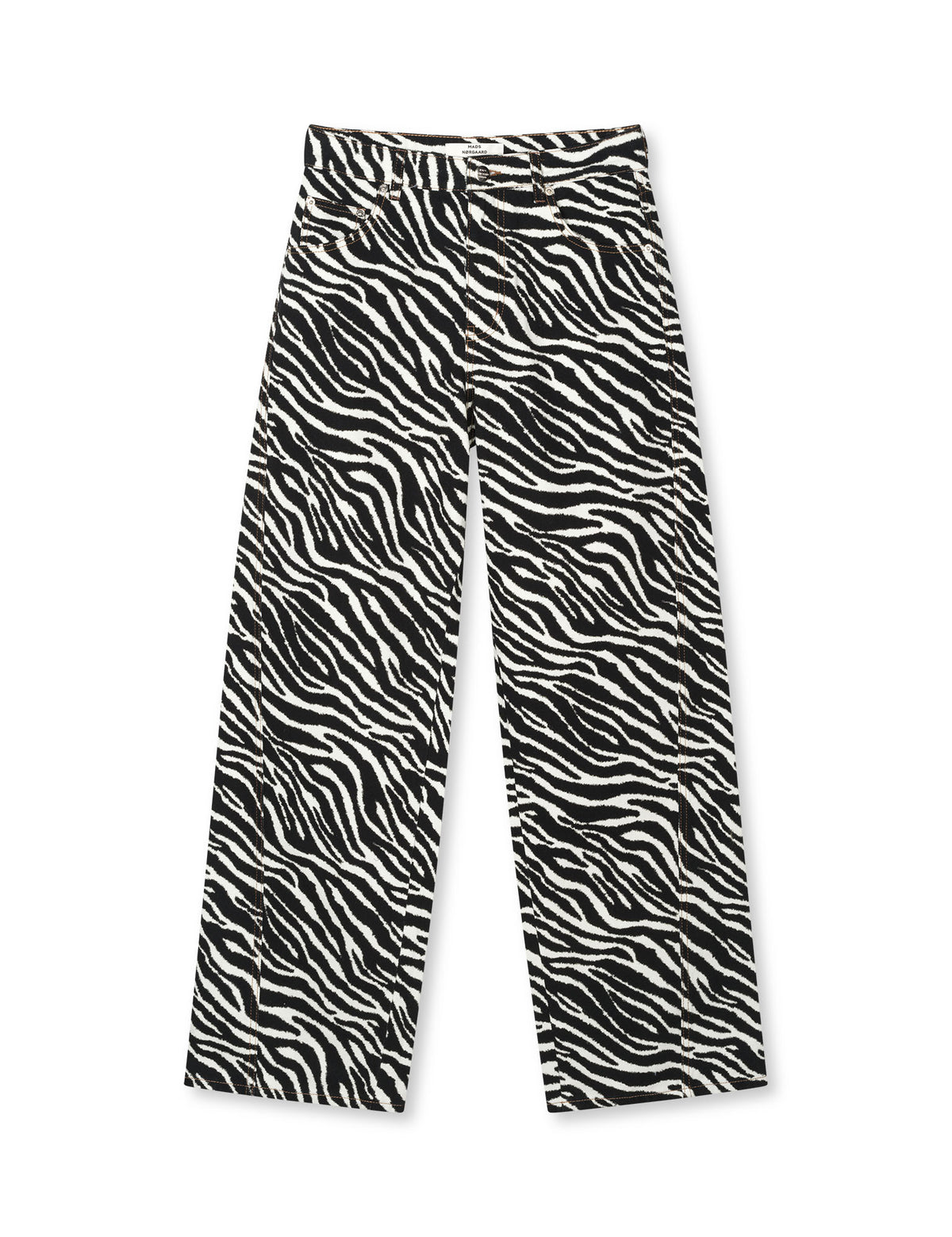 Mock Twill Christel AOP Jeans, Zebra